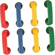 CIYODO 8Pcs Play Phone for Classroom Reading Phones for Speech Therapy Interactive Learning Auditory Feedback Lightweight Manipulatives for Preschool