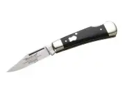 HARTKOPF GERMAN HANDMADE EBONY WOOD FOLDING POCKET KNIFE LOCK BACK STAINLESS