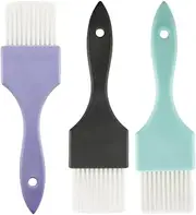 ASAKKURA Hair Kit 3pcs Paint Brush Comb Hairdresser Hair Coloring Highlighting Kit