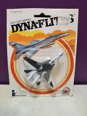 Vintage 1982 ZEE Dyna-Fltes Diecast Metal Plane - FIGHTER JET NOS