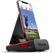 Rapsodo Mobile Launch Monitor for Golf Indoor and Outdoor Use with GPS Satellite View and Professional Level Accuracy, iPhone & iPad Only,Black/Red