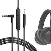Geekria Audio Cable with Mic and Mute Control Compatible with JBL Tune 770NC/760NC/720BT, Live 660NC/650BTNC/500BT/460NC, Tour One M2, 3.5mm to 2.5mm Replacement Stereo Cord (4ft / 1.2m)