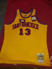 Golden State Warriors Jersey Wilt Chamberlain Mitchell & Ness 1962/63 Mens Large