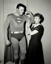 I Love Lucy Superman Lucille Ball George Reeves 13x19 Photo Poster