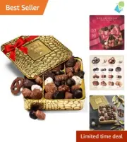 Assorted Gourmet Chocolate Basket - Perfect Gift for Holidays & Birthdays
