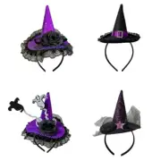 Specter Sequins Witch Hat Hair Hoop Hair Hoop Cone Hat Hair Tool