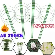 Climbing Plant Suppo&I Cage Garden Trellis Flowers Stand Rings Tomato SuppoFZ