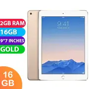 Apple iPad AIR 2 Wifi + Cellular (16GB, Gold) - Grade (Excellent)