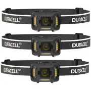 3 x Duracell 550 Lumen Camping Outdoor Portable AAA Battery Work Headlamp