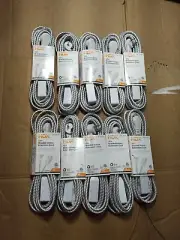 HDX 10 ft. 16-Gauge/White Braided Extension Cord ( 10 cords)