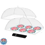 Anpro Food Cover Food Tent - Food Covers for Outside Pop-up Food Nets, 2 Extr