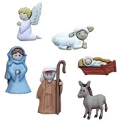 Nativity - Shelly's Buttons - Religion / Jesus / Christmas - Craft Sewing Scrap