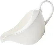 TIDTALEO 1Pc Ceramic Sauce Container Seasoning Jug for Gravy Tomato Sauce and Dressings Safe Porcelain Sauce Boat for Home Kitchen Parties and Picnics