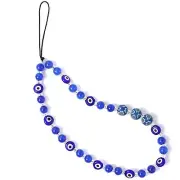 phone bead lanyard Evil Eye Beaded Cellphone Lanyard Anti-lost Wrist anti- lost
