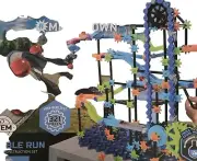 DISCOVERY MINDBLOWN MARBLE RUN 321 PIECECONSTRUCTION BUILD SET