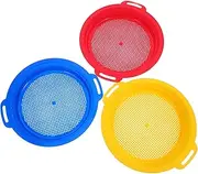 Milisten 3Pcs Beach Sand Sifter and Sieves for Summer Fun and Family Bonding Beach Includes and Sifters