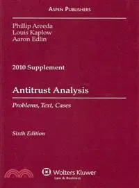 在飛比找三民網路書店優惠-Antitrust Analysis 2010 Supple