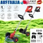 2 Battery 6 Blade Cordless Grass Trimmer Lawn Whipper Snipper Kit Garden Tool