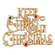 Keep Christ In Christmas Pin Pack of 6 Perfectly Priced for Christmas Giveaways