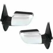 Set of 2 LH & RH Side Heated Power Mirror Fits Nissan Armada Titan Infiniti QX56