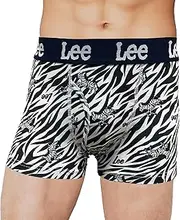 [Lee] Men's Boxer Briefs, Open Front, Short, Zebra Pattern A, 3L