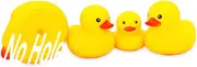 Rubber Funny Ducks/Duckies Waterproof No Bebe Noise No Squeak Bath Toy Without Hole or with No Hole Student Office Desktop Decor IT Programmer Funny Partner Rubber Duckies in Bulk
