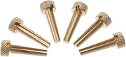 GREENADSCAPE Acoustic Guitar String Pins Set of 6 Metal Bridge Pins Guitar Accessories