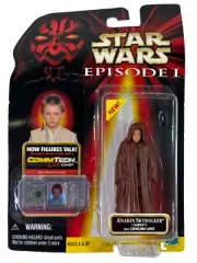 Star Wars Episode 1 Anakin Skywalker Naboo Figure CommTech Chip Talking #3455