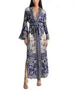 Alice and Olivia Chassidy Bell Sleeve Maxi Dress