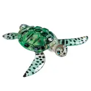 Glass Sea Turtle Figurine Handcrafted Turtle Gifts Home Decoration