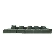 [James Lane] Riley Muse Forest Modular Sofa - 1x Arm, 4x Armless, 1x Left Terminal