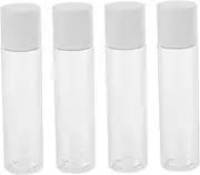 LRXIYODE 4Pcs Refillable Travel Lotion Bottles Leak Empty Containers for Toiletries Portable Cosmetic Dispenser for Shampoo Conditioner and Moisturizer