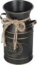 Amosfun Rustic and Vintage Flower Bucket Metal Pitcher Perfect for Wedding Christmas Decor
