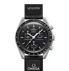 Swatch x Omega Mission to the Moon Black Unisex Adult Watch - S033M100