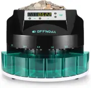 Electric Automatic Coin Sorter & Change Counter Machine, Coins up to 300 Coins p