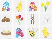 HENBRANDT 48 x Easter Temporary Tattoo's