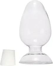 1pc Erlenmeyer Flask Dropper Kit Insulated Water Bottles Deposit Bottle Storage Drink Carton Canning Conical Lid Mini Bottles Glassware Condiment Flasks Glass Bottle Transparent