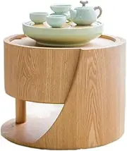Side Table Wood Coffee Table for Living Room Unique Coffee Tables Low Table for Sitting On The Floor Accent Furniture, 15x13.3inches End Tables Living Room