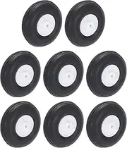 sourcing map RC Airplane Wheels 1.26" OD RC Airplane,Aircraft PU Sponge Wheels,Tire Tail Wheel RC Aircraft Foam Wheel Replacement for DIY RC Model Plane Aircraft Pack of 8
