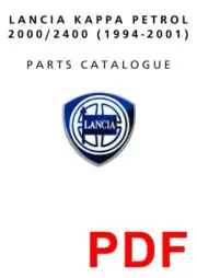 LANCIA KAPPA PETROL 2000/2400 (1994-2001) parts catalog (copy) S-P