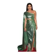 Priyanka Chopra Green Dress Lifesize Cardboard Cutout with Free Mini Standee