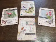 Lot 4 Junk Journal Altered Art Tags Vintage Ephemera Slides Gift Embellishment