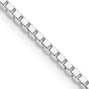 28 Inch Sterling Silver Rhodium-Plated 1.75mm Box Chain