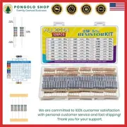 25 Values Resistor Assortment Kit 1 Ohm to 1M Ohm 2W 5% Electronic Components