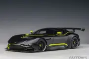 AUTO art 70262 1 18 Aston Martin Vulcan (matt black lime green stripe)