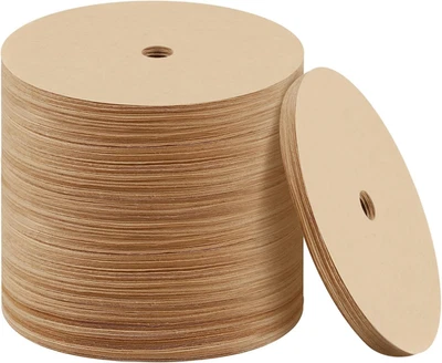 300 Count Percolator Coffee Filters, 3.75 Inch Natural Unbleached Disposable