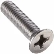 Qty 20 Countersunk Machine 1/4 BSW x 1" Stainless SS 304 Screw CSK Flat