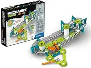 Geomag - Mechanics Gravity Race Track - Educational and Creative Game for Children - Magnetic Building Blocks, Race Track with Magnetic Blocks, Recycled Plastic - Set of 67 Pieces