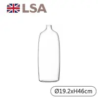 在飛比找momo購物網優惠-【LSA】VESSEL窄口花瓶H46cm-透明(英國手工玻璃