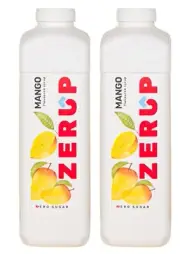 Zerup Zero Sugar / Sugar Free Mango Syrup ( 1 Litre ) 2 Pack